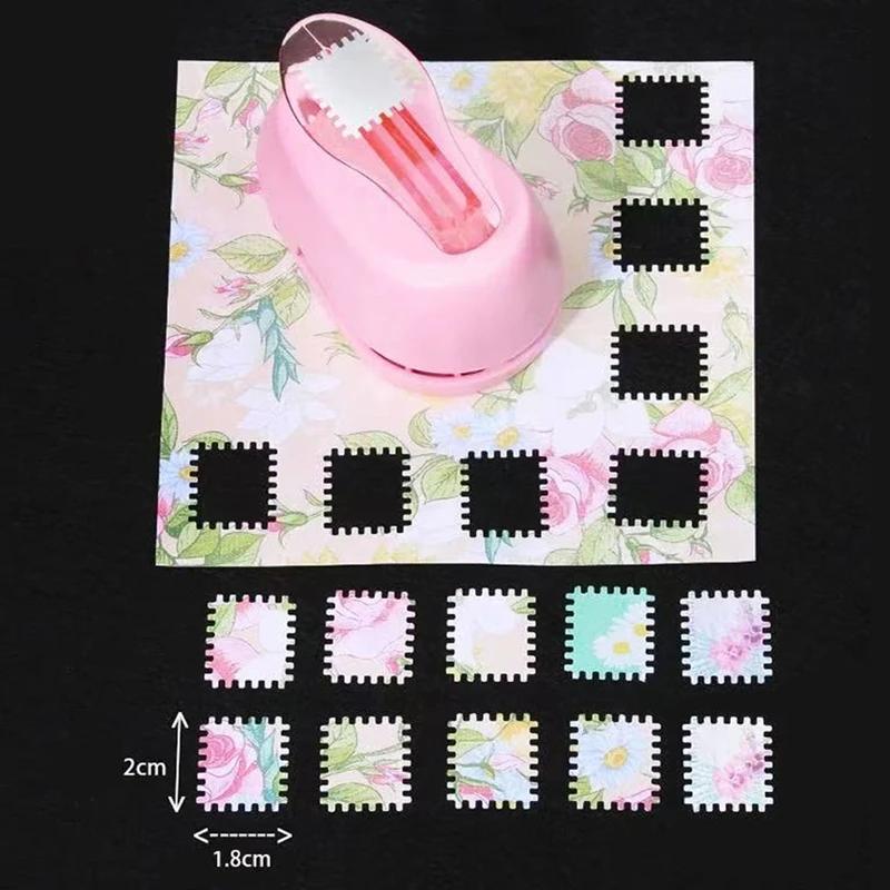 

One-piece Stamp Embossing Machine, Stamp Journal Hole Punch, Creative Handmade Embossing Tool, Journal Material Collection Tool рожевий