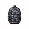 adidas Men's Camouflage Sports Hooded Casual Running Jacket - Black