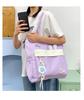 Girls' Summer Lazy Style School Bag - New Student Simple Shoulder Bag 2026