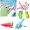 Cute Beach Towels Clips Sunbeds Lounger Animal Decorative Clothes Pegs Pins Large Drying Racks Retaining Clip Clothespin