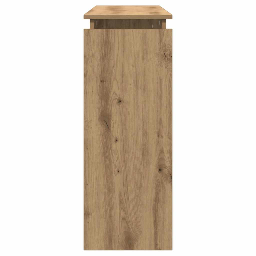 Vidaxl Console Table, Artisan Oak, 102X30X80 Cm