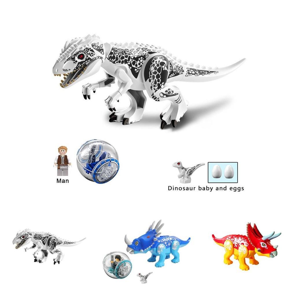 Create Your Own Jurassic World With Large Dinosaur Building Blocks Set