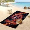 Stoke City FC Gepersonaliseerde Bedrukte Strandlaken Voetbal Logo Steun Aangepaste Naam Tekst Absorberende Handdoek Voor Sport Reizen Speciaal Cadeau