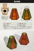 CAMPGEEKS Goal Zero Lantern Replacement Shade | Tiffany-style Stained Glass Design | Lantern Custom Part for Camping & Outdoors (B-Orange + Green)