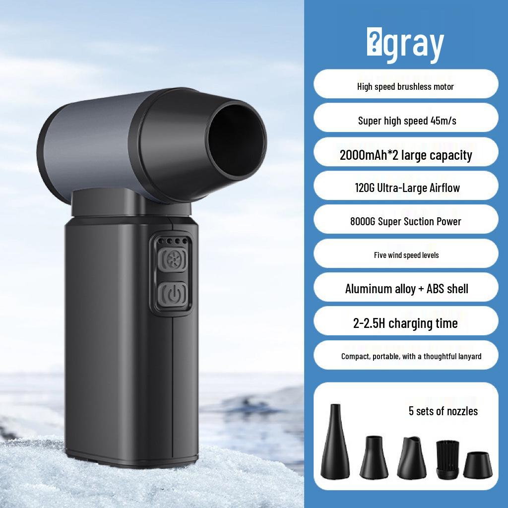 Compact High-Speed Wireless Hair Dryer with Long Battery Life 116*80.5*30