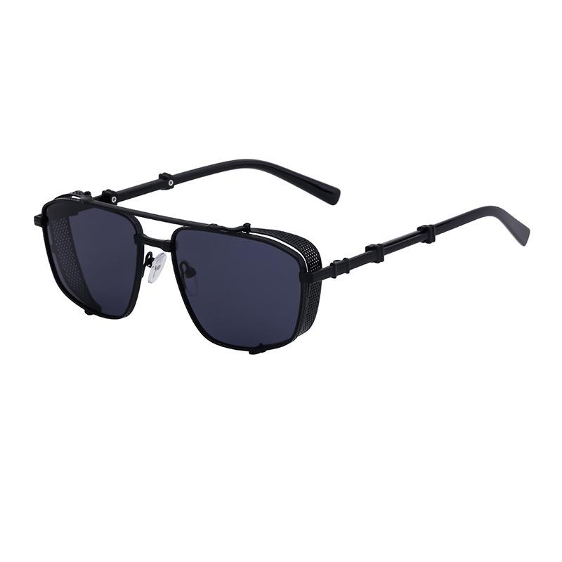 JYL TS Men's Steampunk Square - Bold Trendy Fashion Sunglasses ZS-98225