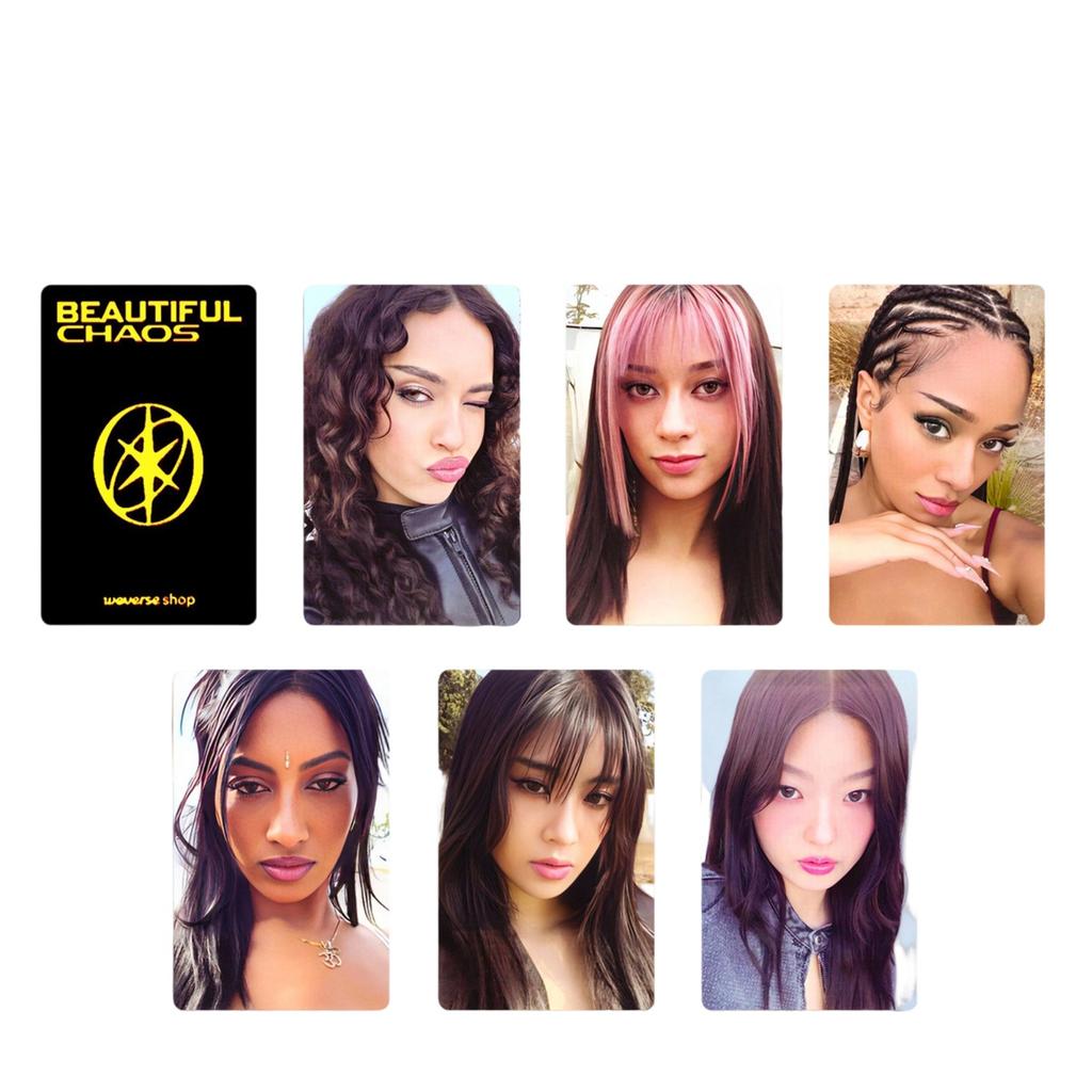 Girl Group Peripheral Accessories Girl Group Group Peripheral 6 Pcs Peripheral Card