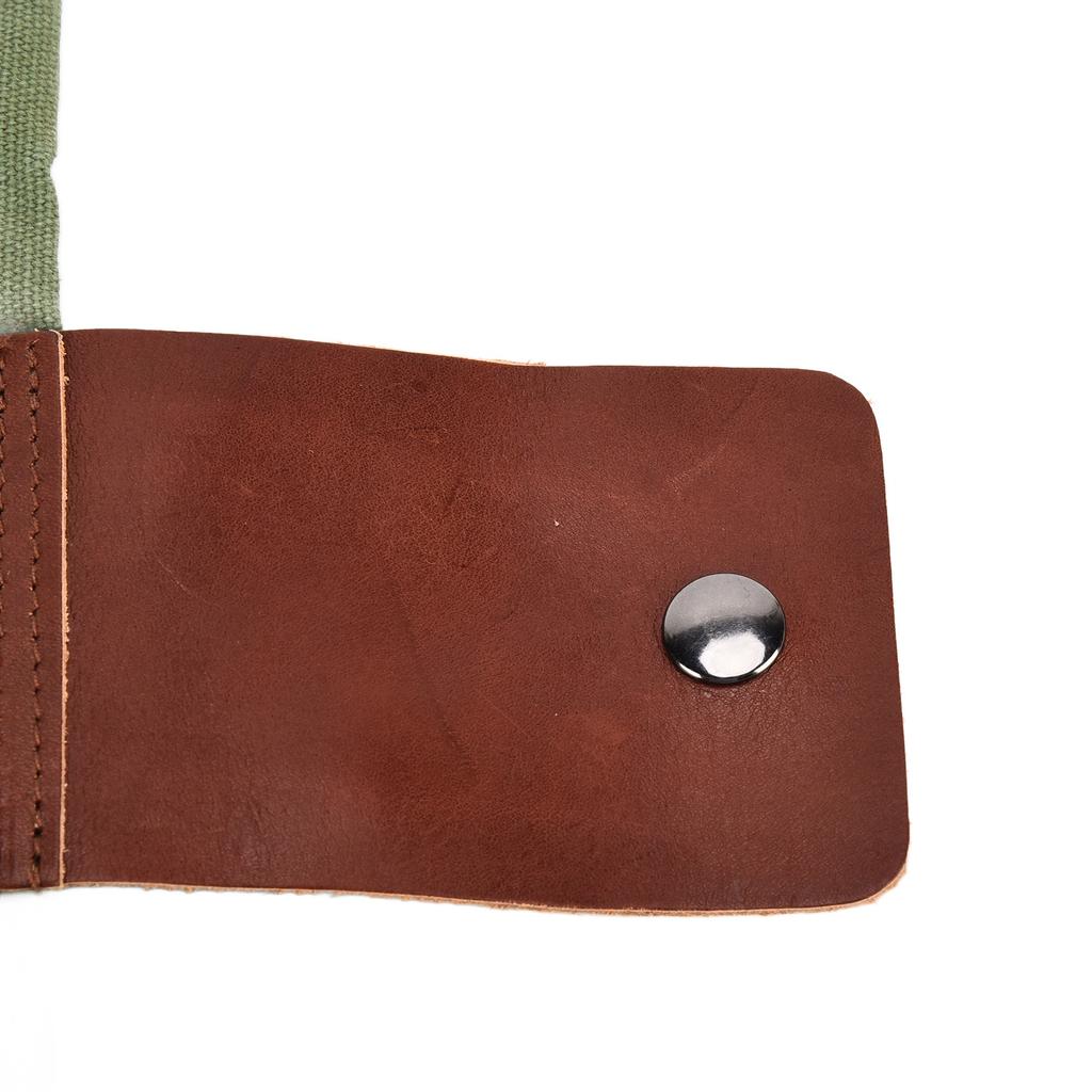 Leather Foraging Pouch Belt Fruit Picking Bag for Camping Fruit Collecting