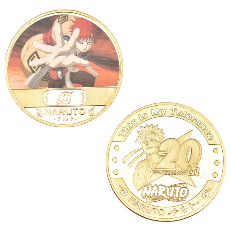 Naruto Uzumaki & Sasuke Metal Die-Cast Anime Coin Collection