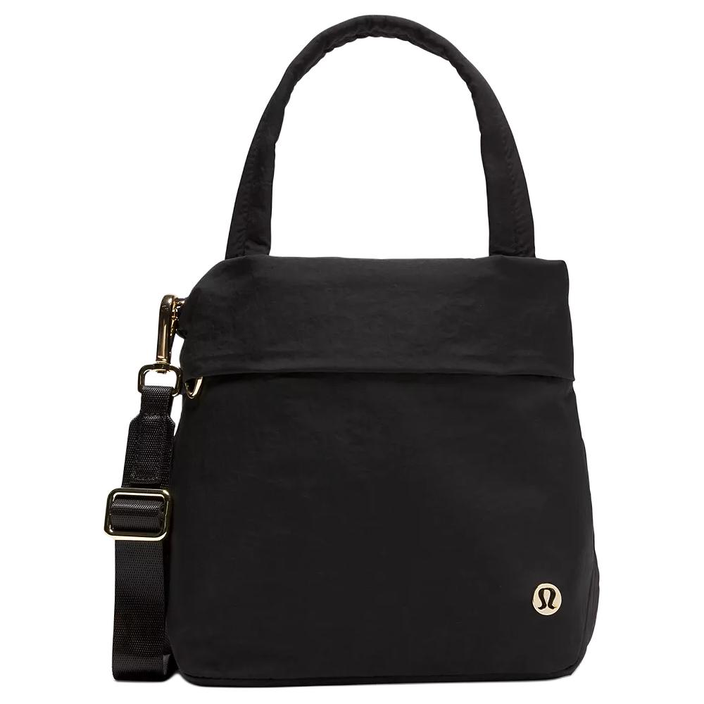 Lululemon On My Level 5L Sports Casual Versatile Nylon Shoulder Tote Bag Unisex Bags Black LW9FNDS-3385 Black