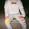 Drew House Smiley Collection Jeans Unisex Bleached Indigo Moderate Ripped Pants DR-SS20-013