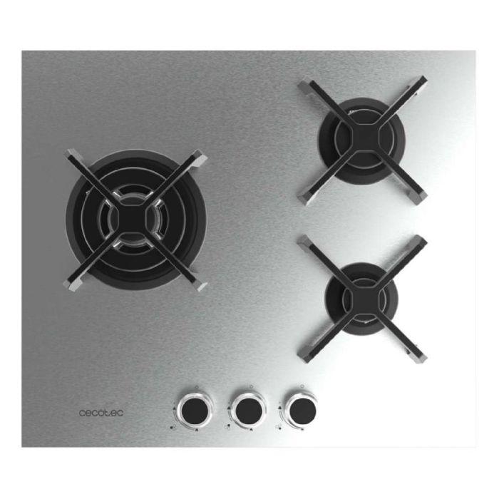 Plaque de Cuisson au Gaz 3 Feux Bolero Squad G 3400S Inox Cecotec