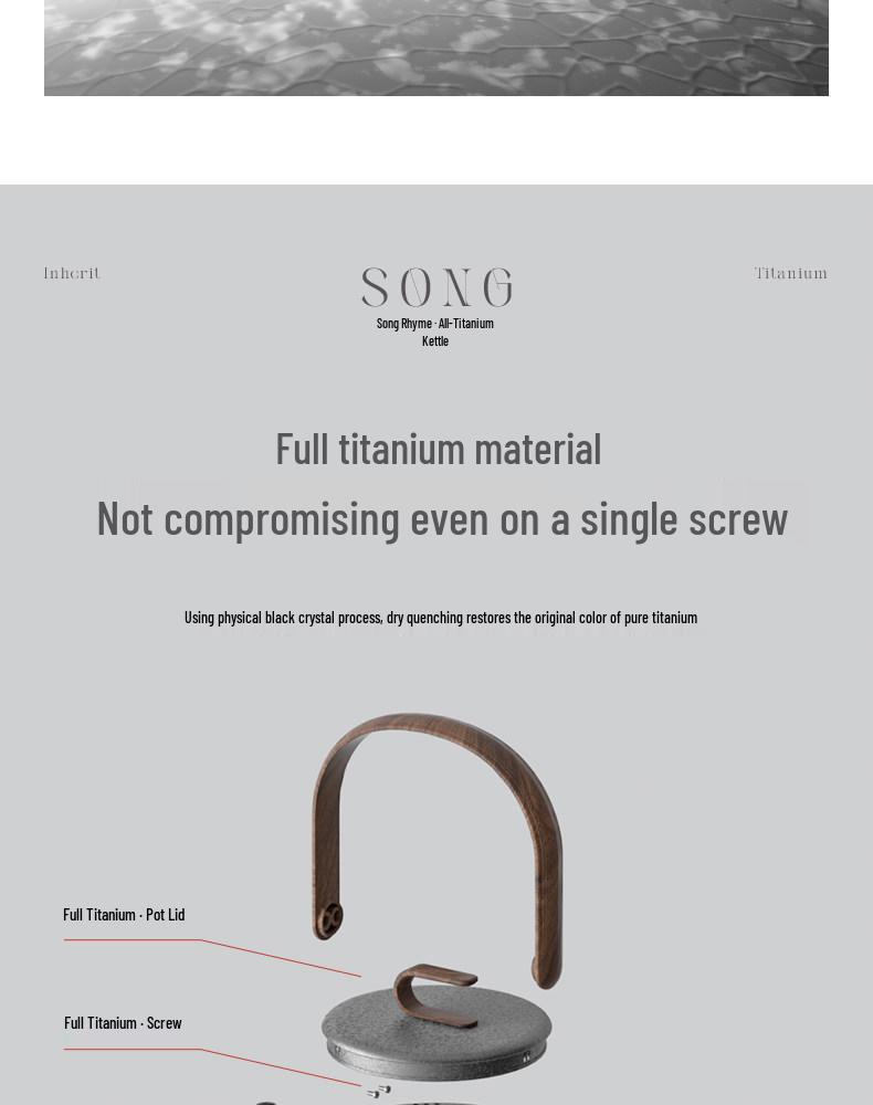 Shang Peng Tang 2025 Pure Titanium Electric Teapot with Integrated Heat Preservation
