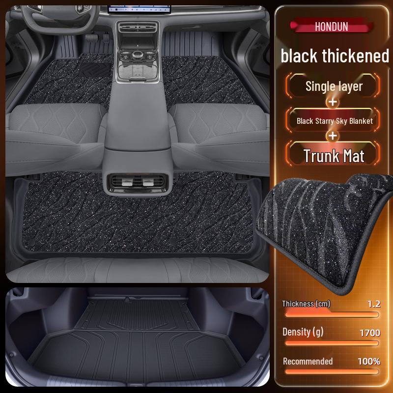 Floor Mats for Geely Galaxy A7 (2025) - TPE Car Interior Modification Accessory