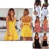 Stylish Women Summer Boho Short Mini Dress For Evening Cocktail And Beach Parties