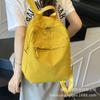 Schoolbag Simple Versatile Backpack Women's Large Capacity Leisure Junior High School High School Students Class School Bag Mountaineering Lightweight