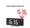 LED Large Screen Projection Alarm Clock with Temperature Display - Popular with Internet Celebrities