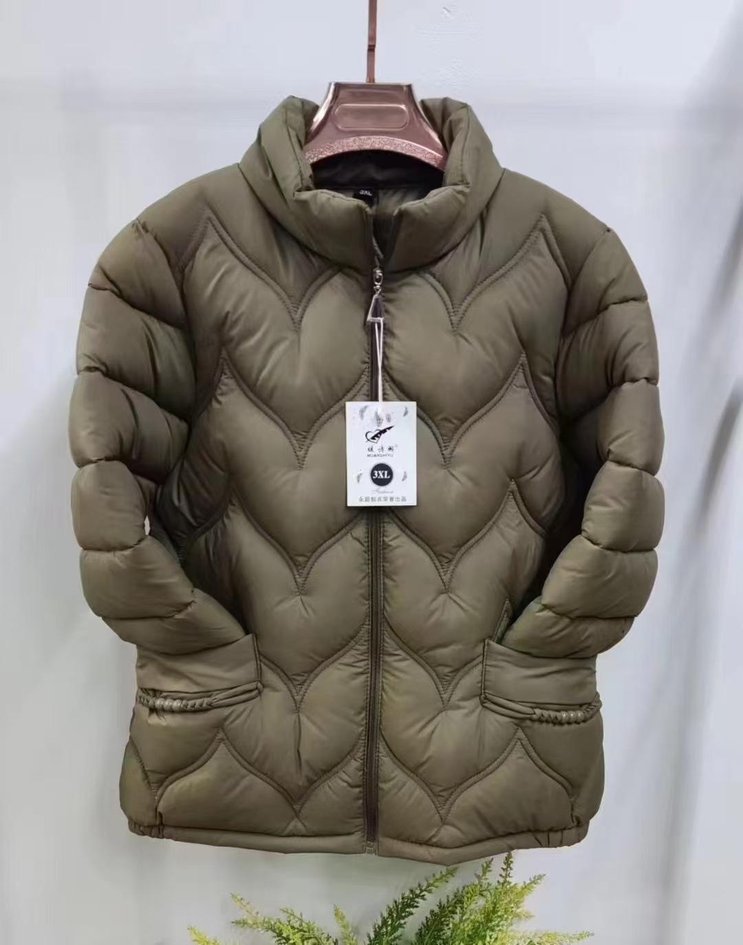 

Thickened women s cotton clothes, round neck, fattened and enlarged loose version cotton clothes, women s cotton clothes, short Korean loose 6XL колір темно кави