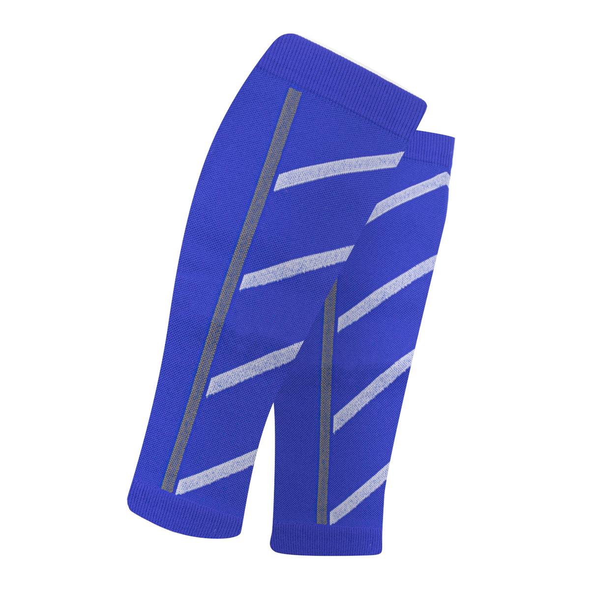 

1 пара компрессионных рукавов для голени, дышащая нейлоновая смесь, поддерживающая конструкция для бега, йоги, велоспорта, компрессионный рукав для голени