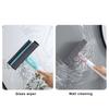 Window Glass Squeegee with Water Spray Non-Slip Handle Design Hanging Storage Multifunctional 3-in-1 Cleaner