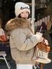 Winter big fur collar hooded cotton-padded clothes women's short thickened warm women's jackets multi-color optional physical goods