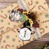 12/36 Pcs Wooden Christmas Dwarf Ornaments Set Hand Painted Unique Dwarf Elf Hanging Decorations Nordic Style Xmas Gift Tree