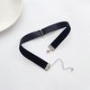 Simple vintage black velvet with love choker neck with collar neck ring Choker necklace for women