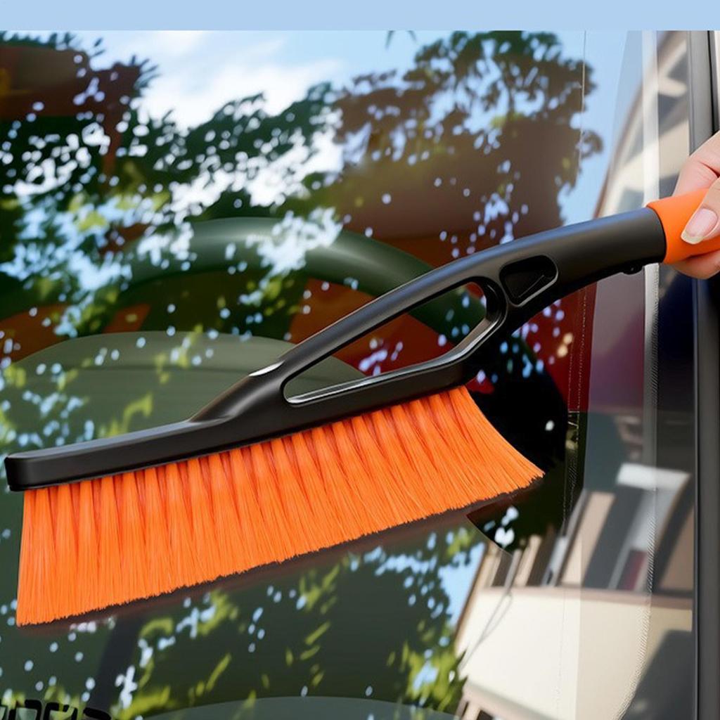Car Snow Brush Outdoor Car Window Windshield Snow Ice Brush Shovel With Ergonomic Grip For Vehicle Glass Snowy Day Outdoor