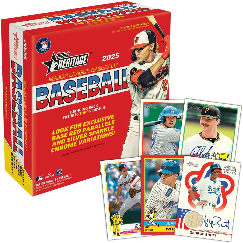 2025 Topps Heritage Baseball - Megabox.