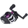 Fishing Baitcasting Reel 18+1 Bearing 7.2:1 Gear Ratio Magnetic Braking Fishing Wheel(LK201 Noir Violet Main Gauche )