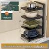 Zhishi Kitchen Multi-layer Pot and Pan Organizer Rack