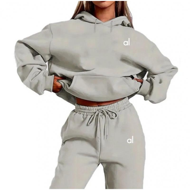 Unisex Herbst Buchstaben-Print Hoodie Sweatshirt Set