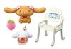 Персонажи Sanrio Cinnamoroll Кафе-терраса «Семицветное небо» Коробка-продукт 8 видов 8 штук Re-Ment