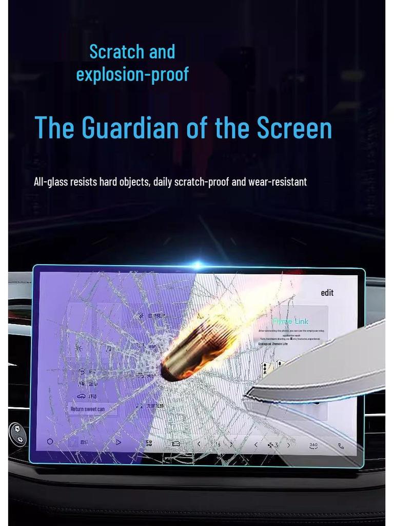 Geely Boyue 26-Model Center Console Tempered Screen Protector