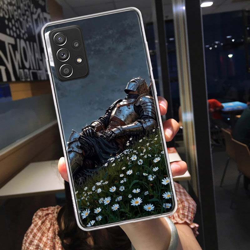 Flower Knight of the Light Phone Case for Samsung A54 A57 A37 A17 A14 A15 A12 A24 A34 A55 A35 A25 A52S A07 A05S A04S A22 A32 A72