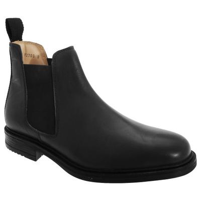 Mens Leather Quarter Lining Gusset Dealer Boots