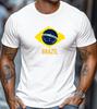 Men's Polyester Short Sleeve T-Shirt, Quick-Dry Breathable for Daily
