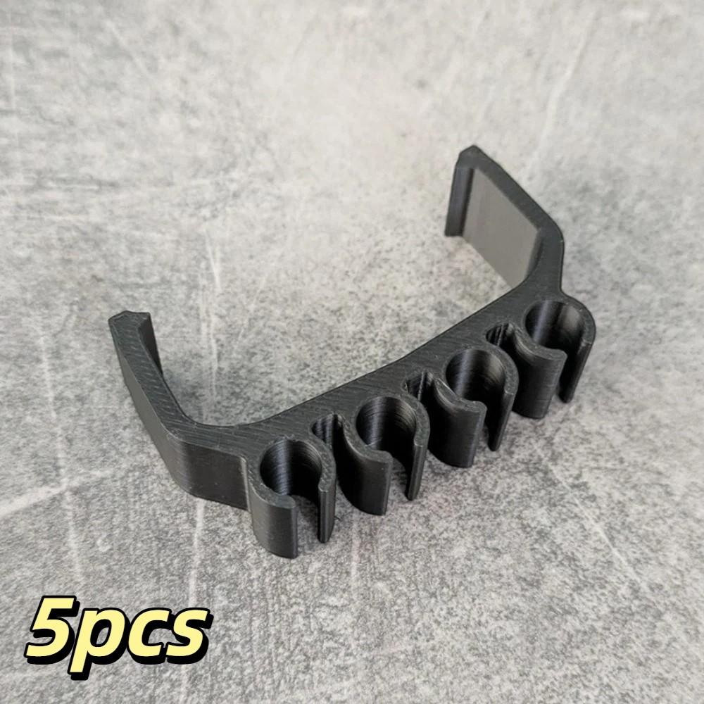 

5pcs Universal Electric Drill Screwdriver Bit Storage Rack Daily Tool Organization чорний