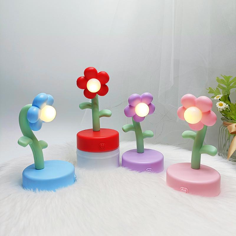 Cute Sweet And Sunflower Glowing Toy Diy Night Light Aaa Battery Power Supply