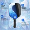 Pic-Ten Pickleball Paddle 2-Piece Set USAPA Approved Fiberglass Surface Lightweight High-Performance Polypropylene Honeycomb Core Non-Slip