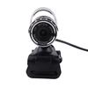 12M   Clip on Webcam Web Camera HD 360 Rotating Stand Built in Microphone for PC Silver