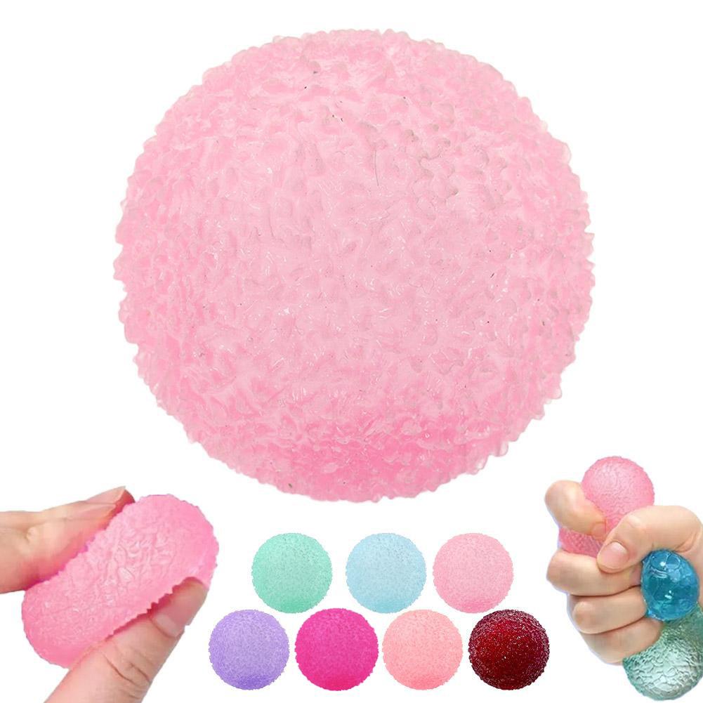 Ice Ball Maltose Fidget Toy Squishy Slow Rebound Anti Stress Ball For ADHD Sensory Play Colorful Soft Decompression Toy