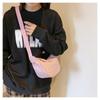Women's New Shoulder Crossbody Dumpling Bag Large Capacity Tote Bag Solid Color Casual Versatile Nylon Fabric Bag Trendy