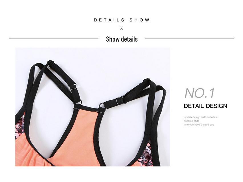 Sleeveless Solid Color Split Tankini - Women's Sexy Summer Beach Swimsuit Set