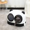 Extra-Large Enclosed Cat Litter Box, Splash-Proof Giant Kitten Litter Pan, Kitty Toilet With Charcoal Filter, Cute Panda Design