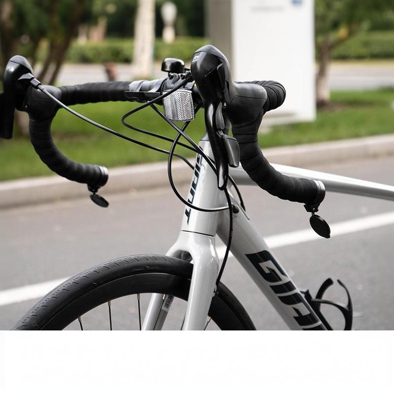 Bike Handlebar End Rear View Mirror HD Anti-Glare 360 Adjustable for Commuter Riders Mountain Road Bikes