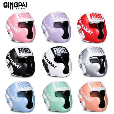 Durable And Safe Kick Boxing Helmet Karate Muay Thai Guantes De Boxeo Free Fight Headgear Mma Head Guard Sanda Training Adults Kids Equipment