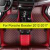 Car Floor Mats for Porsche Boxster 2012-2014 2015 2016 2017 Auto Foot Pads  Carpet Interior Accessories Decoration Parts