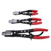 3 Pcs Ratcheting Hose Pinch Pliers Set 8 10 12 Inch Locking Hose Pinch Off Pliers for Heatsink Coolant Car Fuel Lines