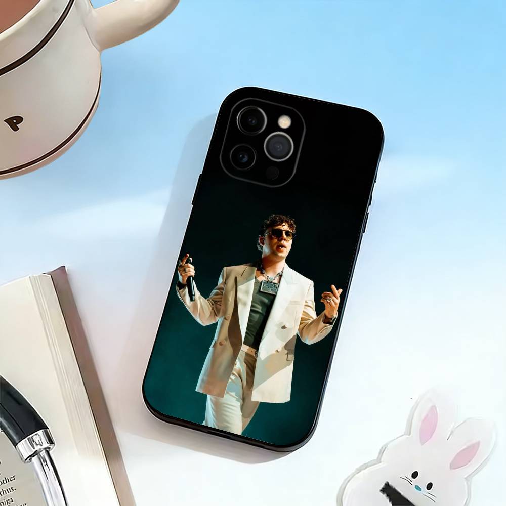 Singer Q-Quevedo Phone Case For iPhone 17, 16,15,14,13,12,11 Plus,Pro Max, Others Soft Black Cover